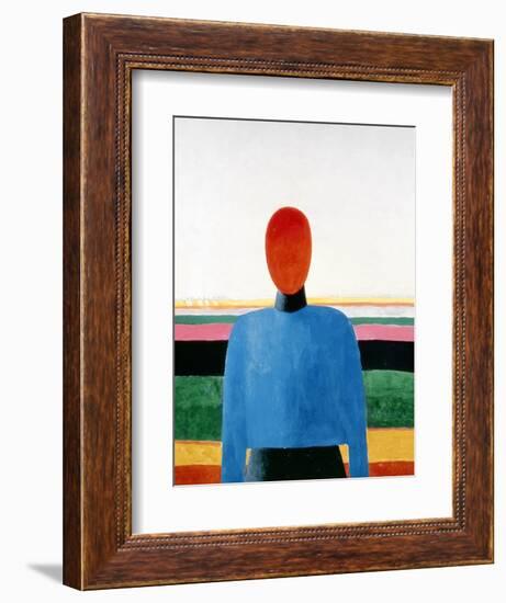 Bust of Woman-Kasimir Malevich-Framed Giclee Print