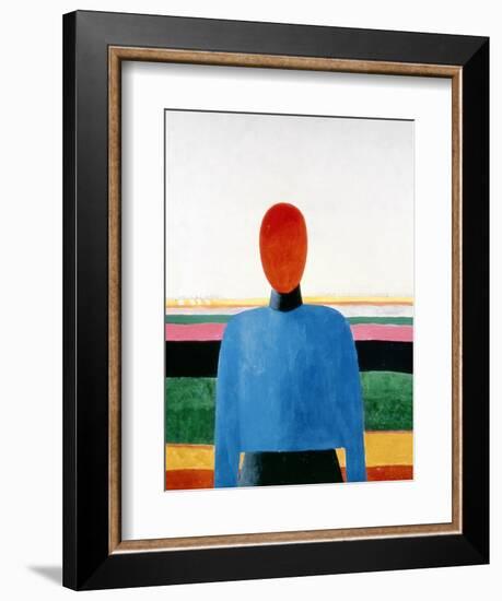 Bust of Woman-Kasimir Malevich-Framed Giclee Print