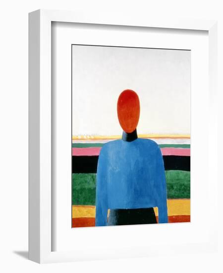 Bust of Woman-Kasimir Malevich-Framed Giclee Print