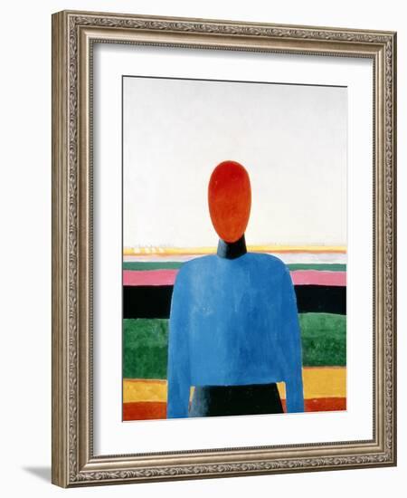 Bust of Woman-Kasimir Malevich-Framed Giclee Print