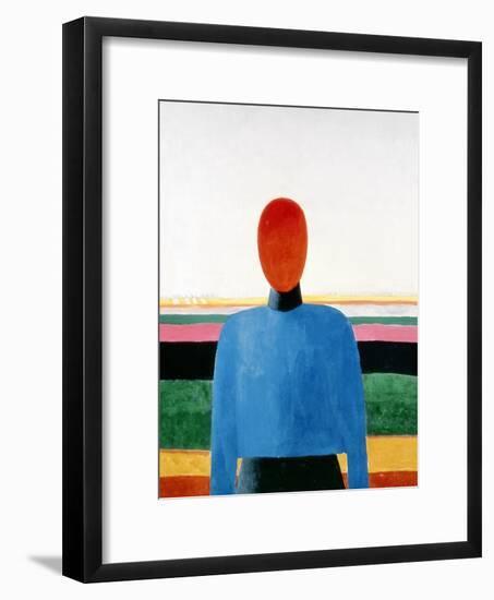 Bust of Woman-Kasimir Malevich-Framed Giclee Print