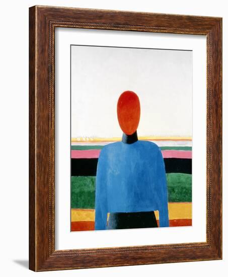 Bust of Woman-Kasimir Malevich-Framed Giclee Print