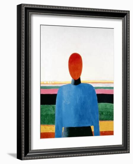 Bust of Woman-Kasimir Malevich-Framed Giclee Print