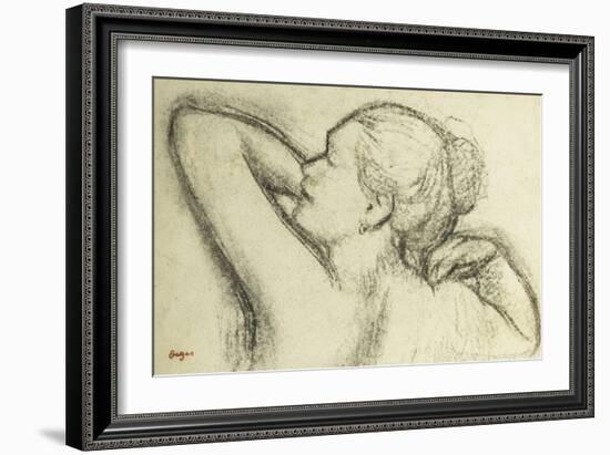 Bust of Woman-Edgar Degas-Framed Giclee Print