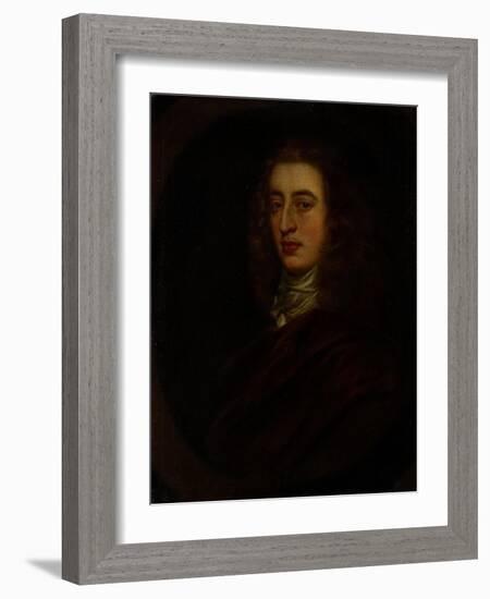 Bust Portrait of a Young Man, So-Called Samuel Pepys, C.1800-Sir Peter Lely-Framed Giclee Print