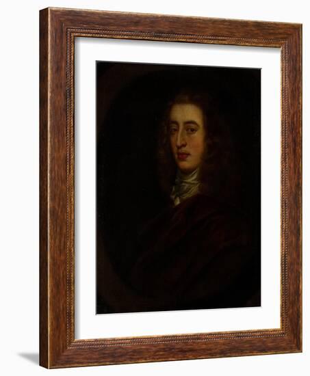 Bust Portrait of a Young Man, So-Called Samuel Pepys, C.1800-Sir Peter Lely-Framed Giclee Print