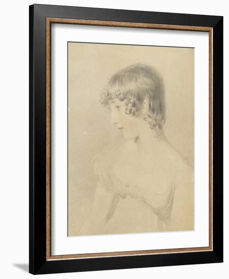 Bust Portrait of Susan Bloxam-Thomas Lawrence-Framed Giclee Print