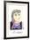 Buste de Femme au Foulard Mauve-Pablo Picasso-Framed Collectable Print