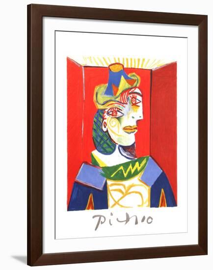 Buste de Femme-Pablo Picasso-Framed Premium Edition