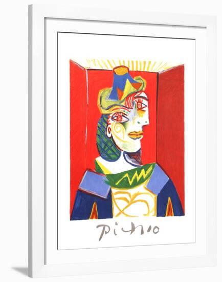 Buste de Femme-Pablo Picasso-Framed Premium Edition