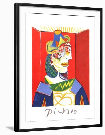 Buste de Femme-Pablo Picasso-Framed Premium Edition