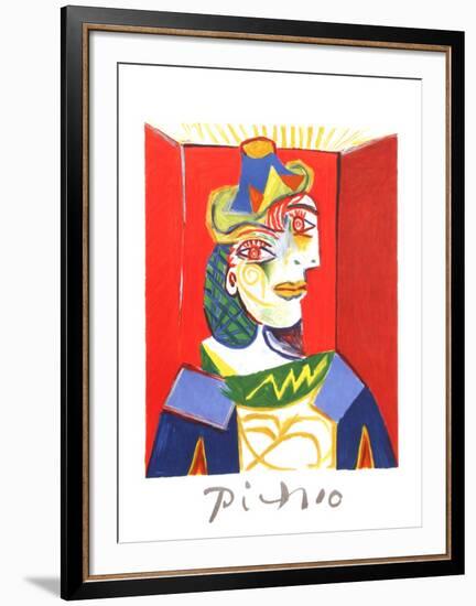 Buste de Femme-Pablo Picasso-Framed Premium Edition