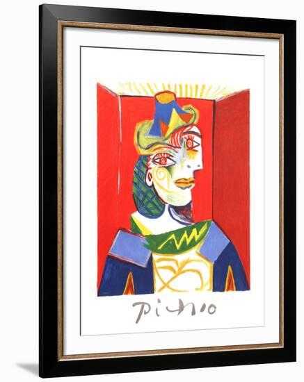 Buste de Femme-Pablo Picasso-Framed Premium Edition