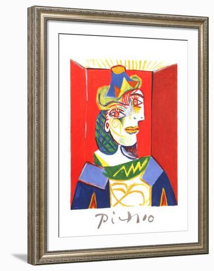 Buste de Femme-Pablo Picasso-Framed Premium Edition