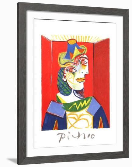 Buste de Femme-Pablo Picasso-Framed Premium Edition