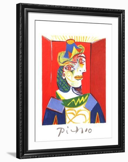 Buste de Femme-Pablo Picasso-Framed Premium Edition