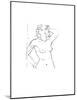 Buste de Femme-Andre Derain-Mounted Lithograph