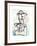Buste de Homme-Pablo Picasso-Framed Collectable Print