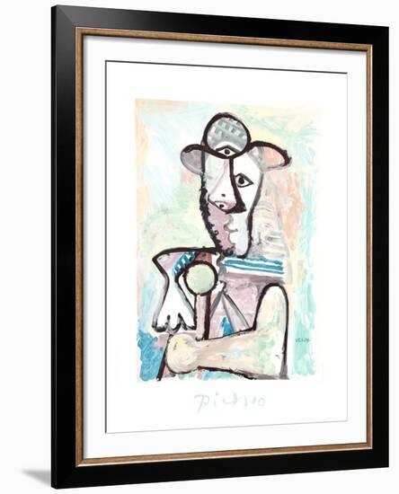 Buste de Homme-Pablo Picasso-Framed Collectable Print