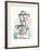 Buste de Homme-Pablo Picasso-Framed Collectable Print