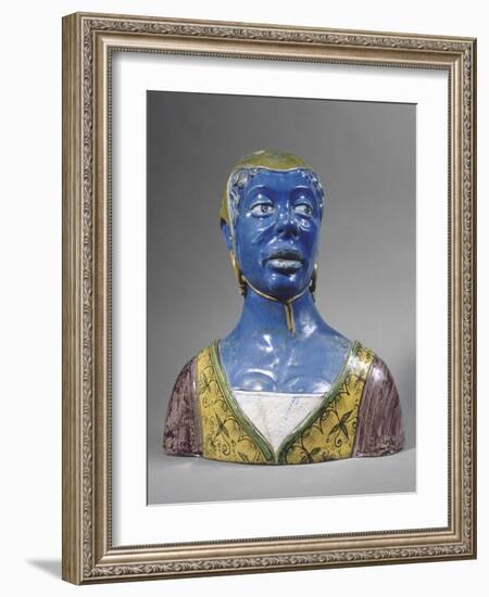 Buste de mauresque-Luca Della Robbia-Framed Giclee Print