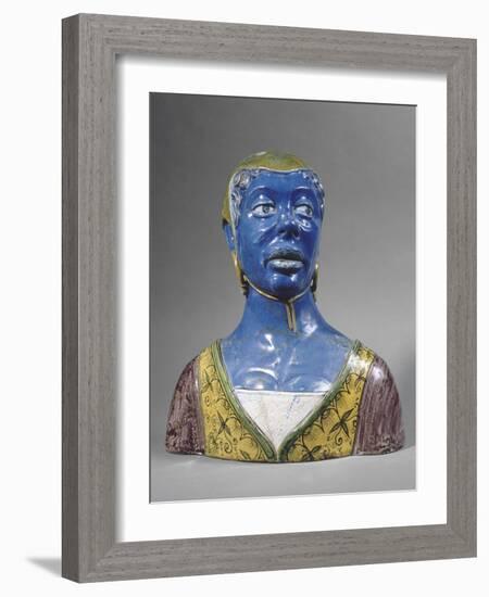 Buste de mauresque-Luca Della Robbia-Framed Giclee Print