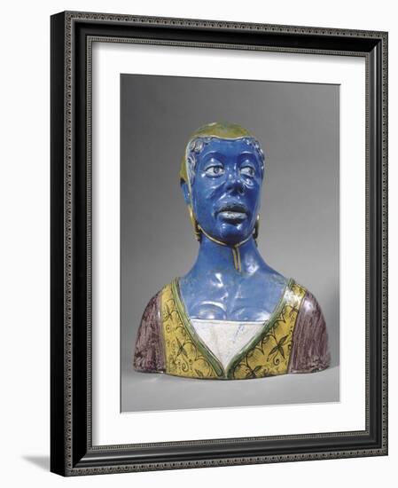 Buste de mauresque-Luca Della Robbia-Framed Giclee Print