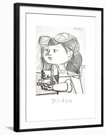 Buste De Petite Fille-Pablo Picasso-Framed Collectable Print
