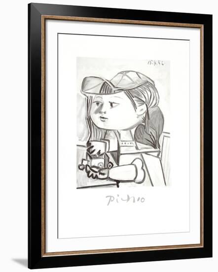 Buste De Petite Fille-Pablo Picasso-Framed Collectable Print