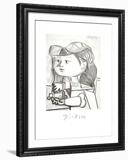 Buste De Petite Fille-Pablo Picasso-Framed Collectable Print