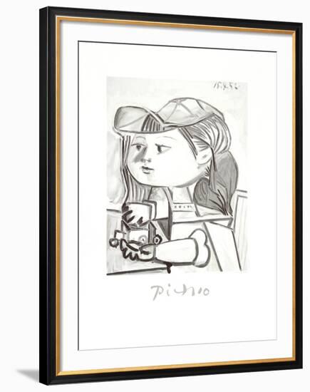 Buste De Petite Fille-Pablo Picasso-Framed Collectable Print