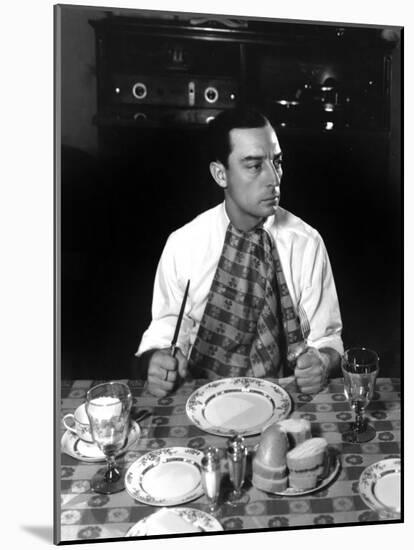 Buster Keaton, 1933-George Hurrell-Mounted Photo