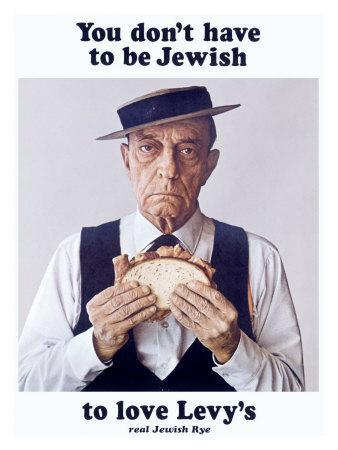 Buster Keaton Eats Levy Jewish Rye' Giclee Print 