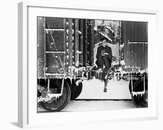 Buster Keaton, Go West, 1925-null-Framed Photographic Print