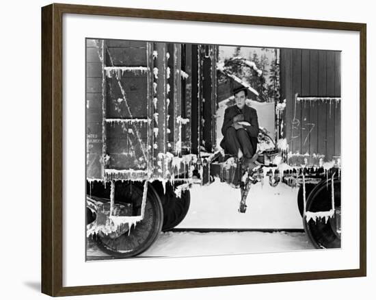 Buster Keaton, Go West, 1925-null-Framed Photographic Print