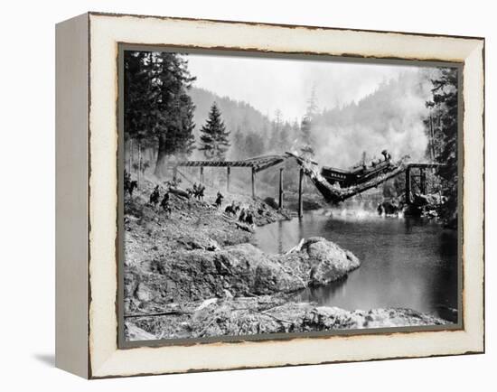 Buster Keaton: The General-Buster Keaton-Framed Premier Image Canvas