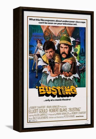 Busting, Robert Blake, Elliott Gould, 1974-null-Framed Stretched Canvas