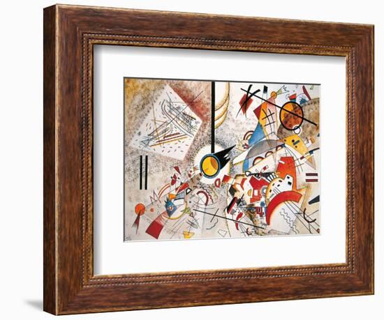 Bustling Aquarelle, c.1923-Wassily Kandinsky-Framed Art Print