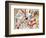 Bustling Aquarelle, c.1923-Wassily Kandinsky-Framed Art Print