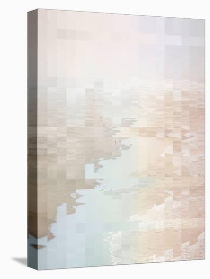 Bustling Beaches - Mix-Irene Suchocki-Framed Stretched Canvas