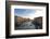 Bustling Riverfront Along the Grand Canal in Venice, Italy-David Noyes-Framed Photographic Print