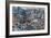 Busy City in 1934-Bill Bell-Framed Giclee Print