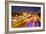 Busy Highway Traffic at Dusk in Sao Paulo, Brazil-Alex Saberi-Framed Photographic Print