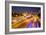 Busy Highway Traffic at Dusk in Sao Paulo, Brazil-Alex Saberi-Framed Photographic Print