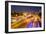 Busy Highway Traffic at Dusk in Sao Paulo, Brazil-Alex Saberi-Framed Photographic Print