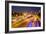 Busy Highway Traffic at Dusk in Sao Paulo, Brazil-Alex Saberi-Framed Photographic Print