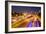 Busy Highway Traffic at Dusk in Sao Paulo, Brazil-Alex Saberi-Framed Photographic Print