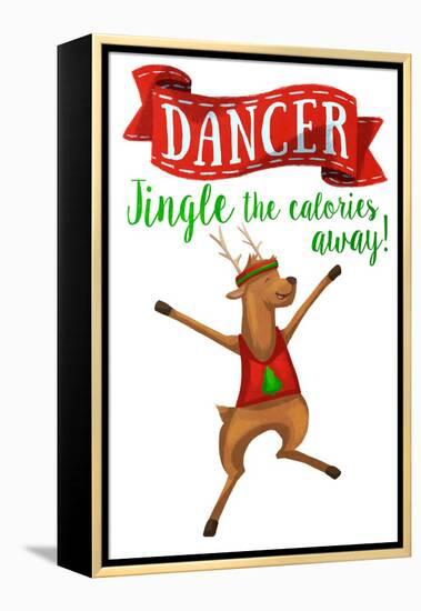 Busy Reindeer II-Sd Graphics Studio-Framed Stretched Canvas