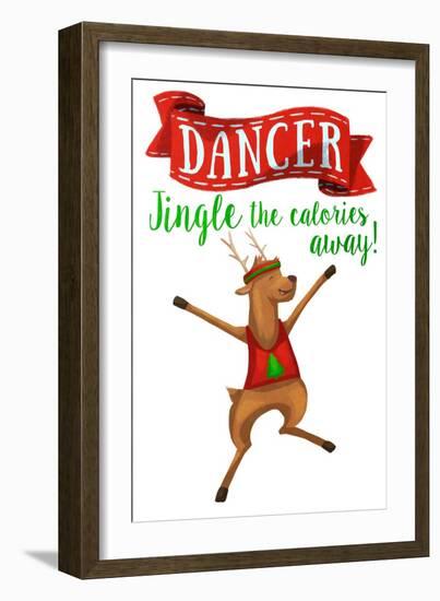 Busy Reindeer II-Sd Graphics Studio-Framed Art Print