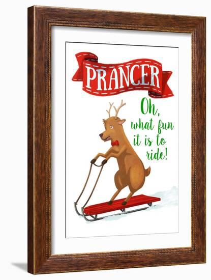 Busy Reindeer III-Sd Graphics Studio-Framed Art Print